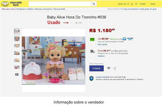 Referencia preço usada em outros sites!